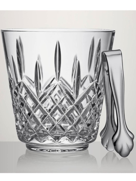 Waterford Crystal Other - WATERFORD LISMORE ICE BUCKET, 7IN w/ Stainless Steel Tongs